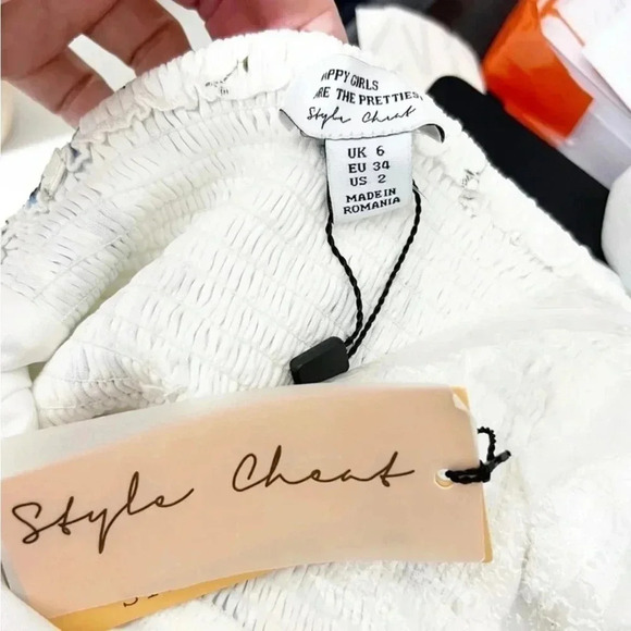 NWT Happy Girls Are The Prettiest Floral Off The Shoulder Ruffle Maxi, Size 2 - Picture 13 of 13